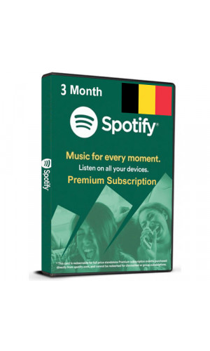 Spotify BE 3 Month (Belgium) Key Card