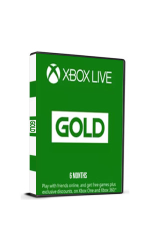 Xbox Live 6 Months Gold Cd Key Xbox One Europe