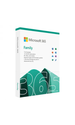 Microsoft Office 365 Family Home 1 User 6 Months Cd Key Global
