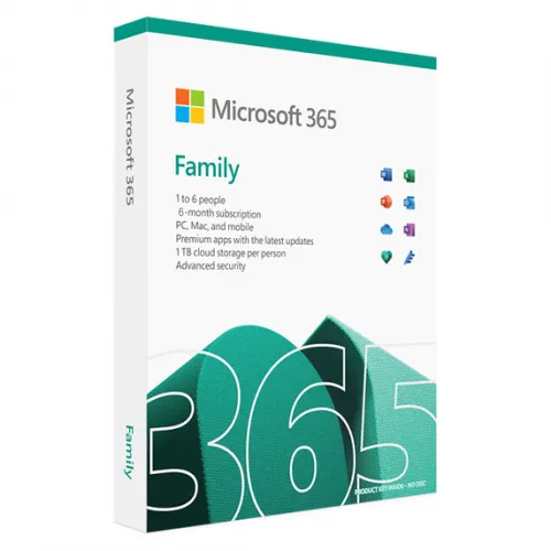 Microsoft Office 365 Family Home Cd Key Global