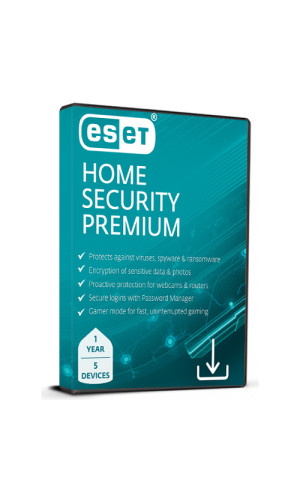 ESET Home Security Premium (1 Year - 5 Devices) Cd Key Global