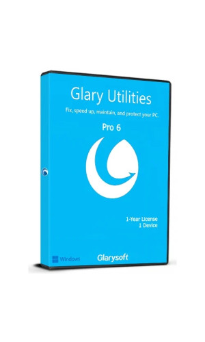 Glary Utilities Pro 6 (Windows) 1 Device 1 Year Cd Key Global