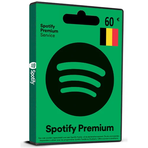 Spotify BE 60 EUR (Belgium) Key Card