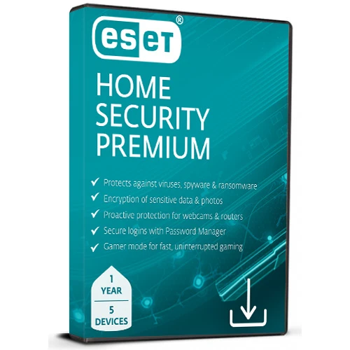 ESET Home Security Premium (1 Year - 5 Devices) Cd Key Global