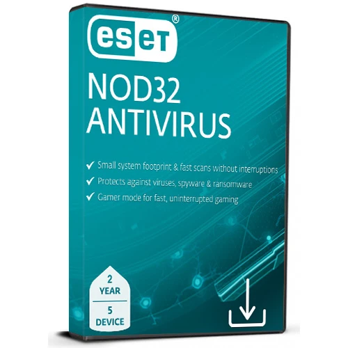 ESET NOD32 Antivirus (2 Years - 5 Devices) Cd Key Global