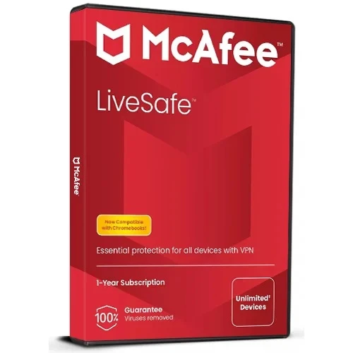 McAfee LiveSafe - Unlimited Devices 1 Year Cd Key Global