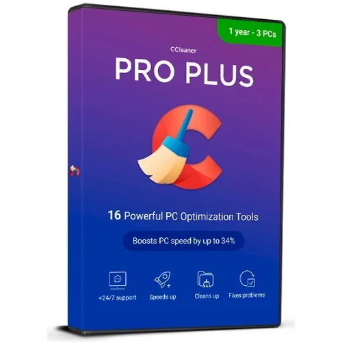 CCleaner Professional Plus 1 Year 3 Devices CD Key Global for Windows