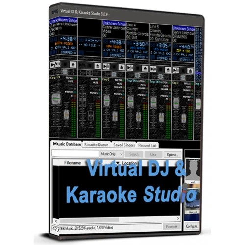Virtual DJ and Karaoke Studio 8 For Windows/Mac Cd Key Global